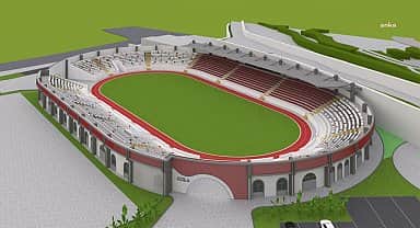 Kumluca Atatürk Stadyumu'nun temeli atılıyor