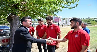 Kumluca Belediyespor'da yeni sezon için kurban kesimi