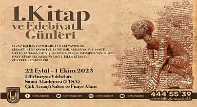 Lüleburgaz'da 1. Kitap ve Edebiyat Günleri başlıyor