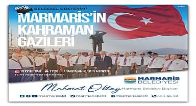 Marmaris'te gazilerin aziz hatıraları belgesel oldu