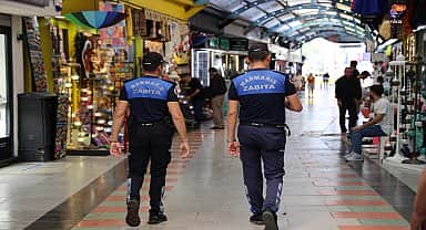 Marmaris zabıtasından yoğun mesai