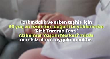 Merkezefendi Belediyesi'nden ücretsiz alzheimer taraması