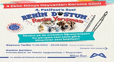 Mersin Büyükşehir, 4. Patifest'e özel resim yarışması düzenliyor
