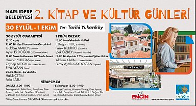 Narlıdere 2.Kitap ve Kültür Günleri için geri sayım