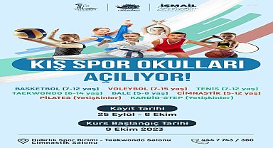 Seferihisar'da Kış Spor Okulu'na kayıtlar başladı