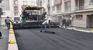 Tepebaşı'nda üstyapı çalışmaları sürüyor