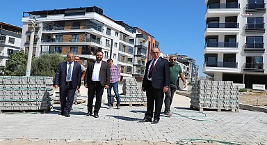 Turgutlu Belediye Başkanı Akın'dan Ergenekon Mahallesi'nde inceleme