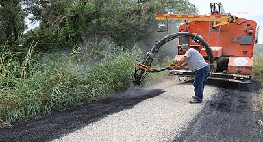 Turgutlu Belediyesi ekiplerinden 55 km'lik asfalt çalışması