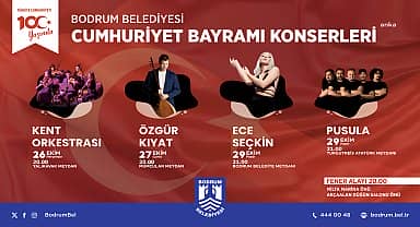 100'üncü yılda Bodrum'da cumhuriyet coşkusu 