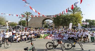 2. Kleopatra Bisiklet Festivali başladı. Bisiklet tutkunları 3 gün boyunca tarihi kent Tarsus'ta pedal çevirecek