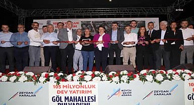 Adana'da 105 milyon TL'ye mal olan göl mahallesi bulvarı açıldı