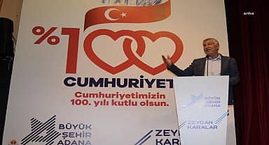 Adana'da Cumhuriyetin 100. yıl kutlamaları, "100. Yılda Cumhuriyet" konulu konferansla başladı
