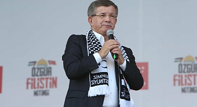 Ahmet Davutoğlu, Filistin'e destek mitinginde: 