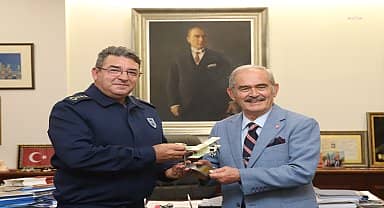 Albay Maden'den Yılmaz Büyükerşen'e ziyaret
