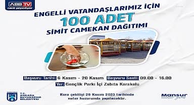 Ankara Büyükşehir, bu yıl da engelli vatandaşlar için 100 simit camekânı dağıtacak