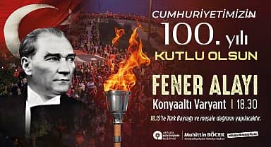 Antalya Büyükşehir Cumhuriyet'in 100. Yılını coşkuyla kutluyor 