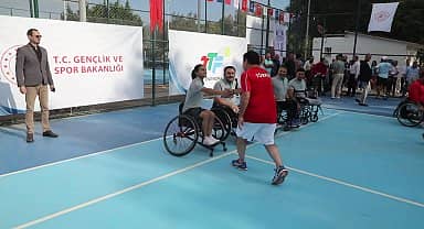 Antalya'da "Tekerlekli Sandalye 100. Yıl Tenis Turnuvası "heyecanı yaşandı