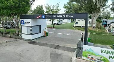 Antalya'daki karavan park yerli ve yabancı tatilcilerin yeni gözdesi 