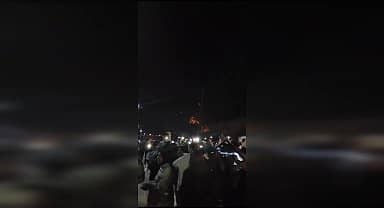 Artvin Çoruh Üniversitesi öğrencileri Aydın'daki KYK yurdunda yaşanan asansör faciasını protesto etti