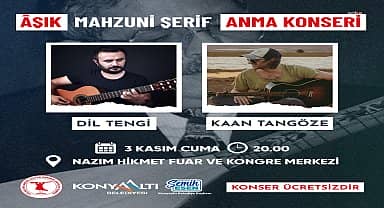 Aşık Mahzuni Şerif Konyaaltı'nda anılacak