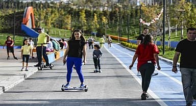 Başkentliler, sonbaharın tadını Lodumlu Rekrasyon Alanı'nda çıkarıyor