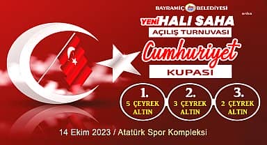 Bayramiç'te futbol turnuvası heyecanı başlıyor