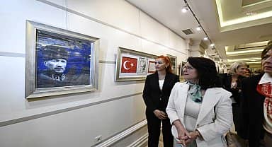 BELMEK kursiyerlerinden Cumhuriyet'in 100. yılına özel sergi