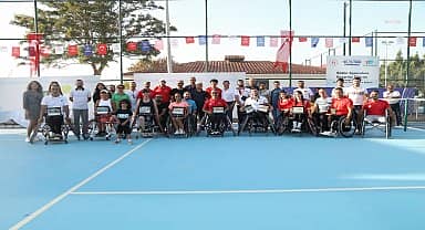 Bodrum Belediyesi'nin Tekerlekli Sandalye 100. Yıl Tenis Turnuvası sona erdi