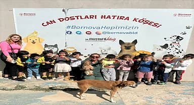 Bornova'da minikler can dostlarıyla buluştu