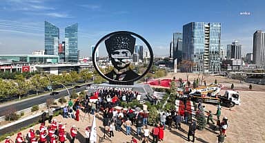 Çankaya Belediyesinden Eskişehir Yolu'na Atatürk anıtı