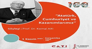 Çatı Bostanlı Söyleşileri Prof. Dr. Kemal Arı ile başlıyor