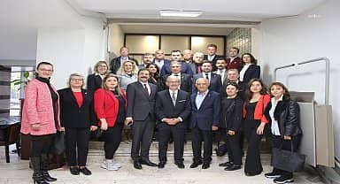 CHP Eskişehir İl Örgütü'nden Yılmaz Büyükerşen'e ziyaret