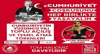 Çine, Cumhuriyet'in 100'üncü yaşını dolu dolu kutlayacak