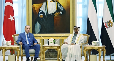 Cumhurbaşkanı Erdoğan, Birleşik Arap Emirlikleri Devlet Başkanı Nahyan ile görüştü