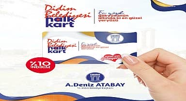 Didim Belediyesi 'halk kartı' vatandaşlarla buluşturuyor