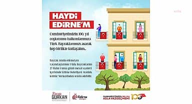 Edirne Belediye Başkanı Recep Gürkan: "Haydi Edirnem tek yürek olmaya"