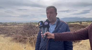 Elazığ Sütlüce köylüleri, ağaçların tavuk çiftliği inşaatı kesilmesine tepki gösterdi: "tarım yapacaklarını iddia edip, ağaçları kesiyorlar. Sonra da tarım yapmıyorlar"