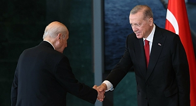 Erdoğan, 29 Ekim Cumhuriyet Bayramı nedeniyle Cumhurbaşkanlığı’nda tebrikleri kabul etti