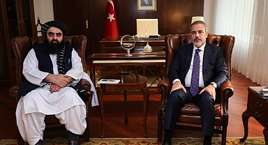 Hakan Fidan, Afganistan Geçici Hükümet Dışişleri Bakan Vekili Emirhan Muttaki ile görüştü