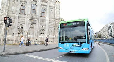İETT’nin dizelden elektrikliye çevrilen ilk otobüsü yollarda