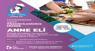 İzmit Belediyesi'nin Anne Eli Projesi devam ediyor
