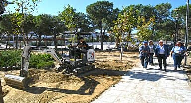 Karabağlar Belediyesi Uğur Mumcu Parkı'nı 100. yıla hazırlıyor