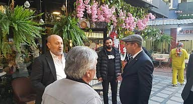 Kırşehir Belediye Başkanı Ekicioğlu, Çiçekçiler Çarşısı esnafıyla buluştu