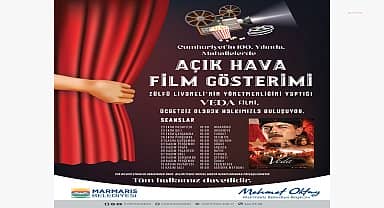 Marmaris Belediyesi'nden ücretsiz film gösterimi