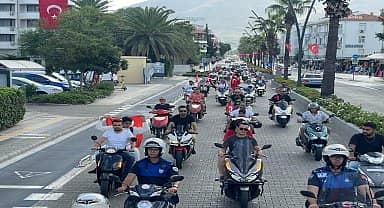Marmaris'te Cumhuriyet Bayramı coşkusu tüm ilçeye yayıldı