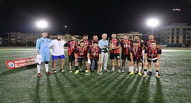Menderes Belediyesi futbol turnuvası sona erdi