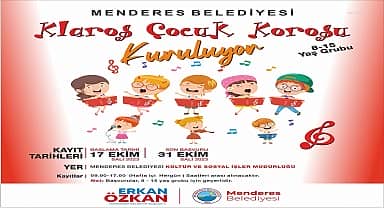 Menderes'te çocuk korosu kuruluyor