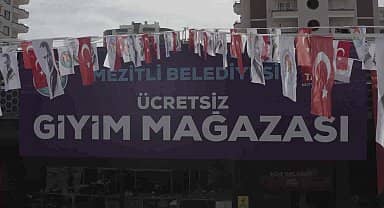 Mezitli Belediyesi'nden 'ücretsiz giyim mağazası'