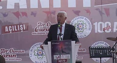 Muğla'da 100.Yıl Anıtı görkemli bir törenle açıldı