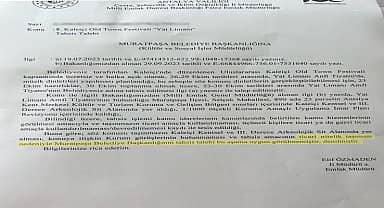 Muratpaşa Belediyesi: "boş duran amfi tiyatroyu kullandırmamak vatan, ülke ve şehrimiz yararına mıdır yoksa buna kast eden bir tutum mudur, kamuoyunun takdirine bırakıyoruz"